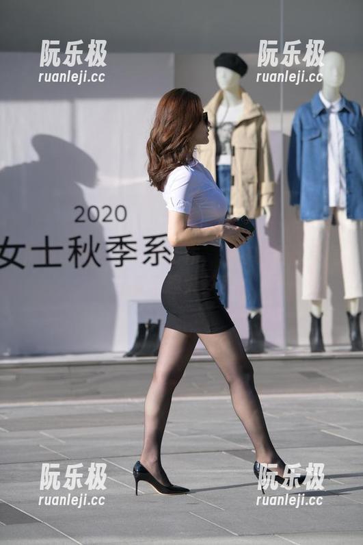 魔镜街拍 - 不只是工作，婷婷的黑丝写真分享乐趣太多了！